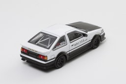 DCT MODEL 1/64 TOYOTA AE86 - WHITE/BLACK