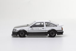 DCT MODEL 1/64 TOYOTA AE86 - WHITE/BLACK