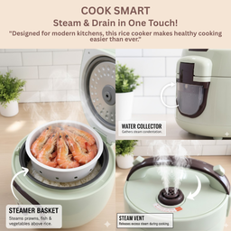 NONTAUS RICE COOKER 350W 1.8L (PERIUK NASI) 