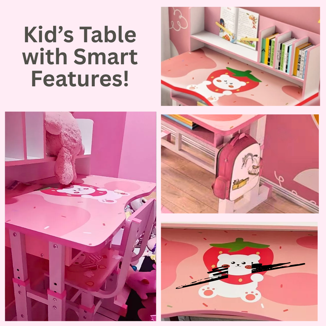 KID STUDY TABLE WITH CHAIR (MEJA BELAJAR)_1