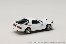 HOBBY JAPAN MODEL 1/64 MAZDA RX-7 (FC3S) RED SUNS / INITIAL-D RYOSUKE TAKAHASHI VS TAKUMI FUJIWARA