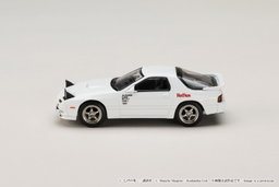 HOBBY JAPAN MODEL 1/64 MAZDA RX-7 (FC3S) RED SUNS / INITIAL-D RYOSUKE TAKAHASHI VS TAKUMI FUJIWARA