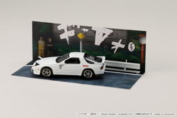 HOBBY JAPAN MODEL 1/64 MAZDA RX-7 (FC3S) RED SUNS / INITIAL-D RYOSUKE TAKAHASHI VS TAKUMI FUJIWARA