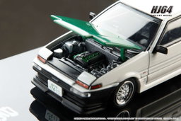 HOBBY JAPAN MODEL 1/64 TOYOTA SPRINTER TRUENO (AE86) / DORI DORI MESH WHEEL - DRIFT KING