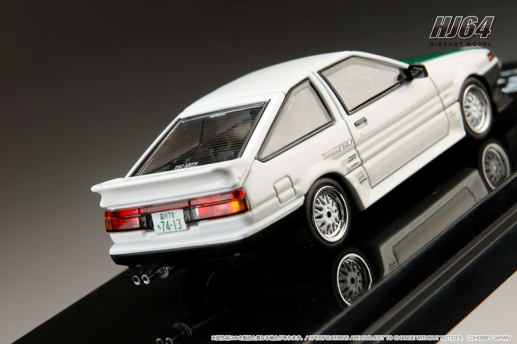 HOBBY JAPAN MODEL 1/64 TOYOTA SPRINTER TRUENO (AE86) / DORI DORI MESH WHEEL - DRIFT KING_7