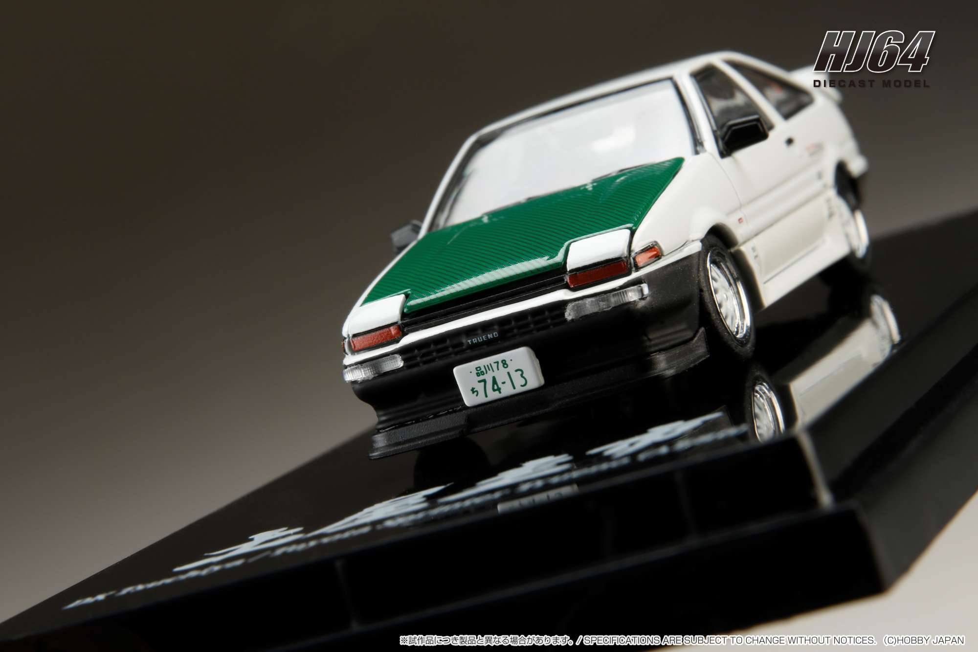 HOBBY JAPAN MODEL 1/64 TOYOTA SPRINTER TRUENO (AE86) / DORI DORI MESH WHEEL - DRIFT KING_8
