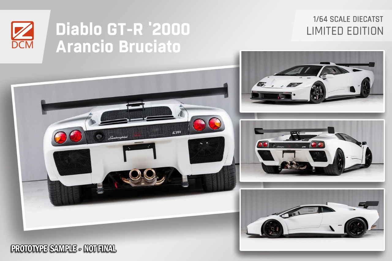DCM MODEL 1/64 LAMBORGHINI DIABLO GT-R_3