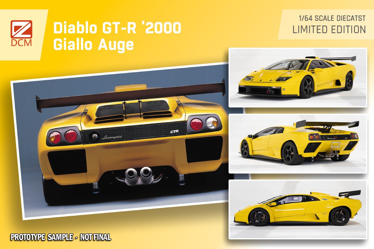 DCM MODEL 1/64 LAMBORGHINI DIABLO GT-R_4
