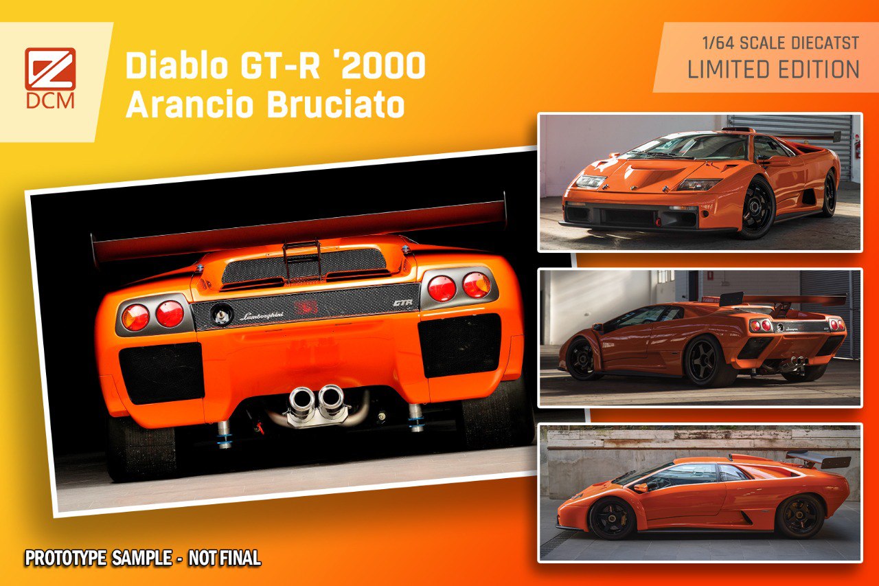 DCM MODEL 1/64 LAMBORGHINI DIABLO GT-R_5