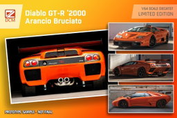 DCM MODEL 1/64 LAMBORGHINI DIABLO GT-R