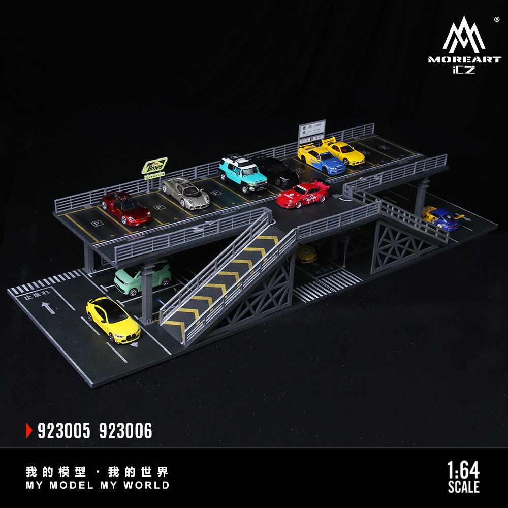 MOREART DIORAMA MODEL 1/64 CAR PARK PLATFORM STRUCTURE_10
