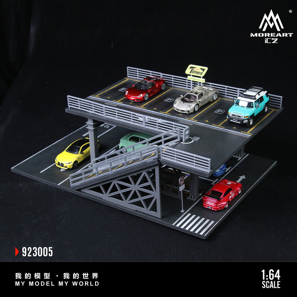 MOREART DIORAMA MODEL 1/64 CAR PARK PLATFORM STRUCTURE_12