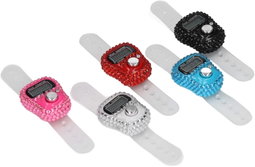 Finger Counter with Rhinestones TASBEEH(1 PIECE)