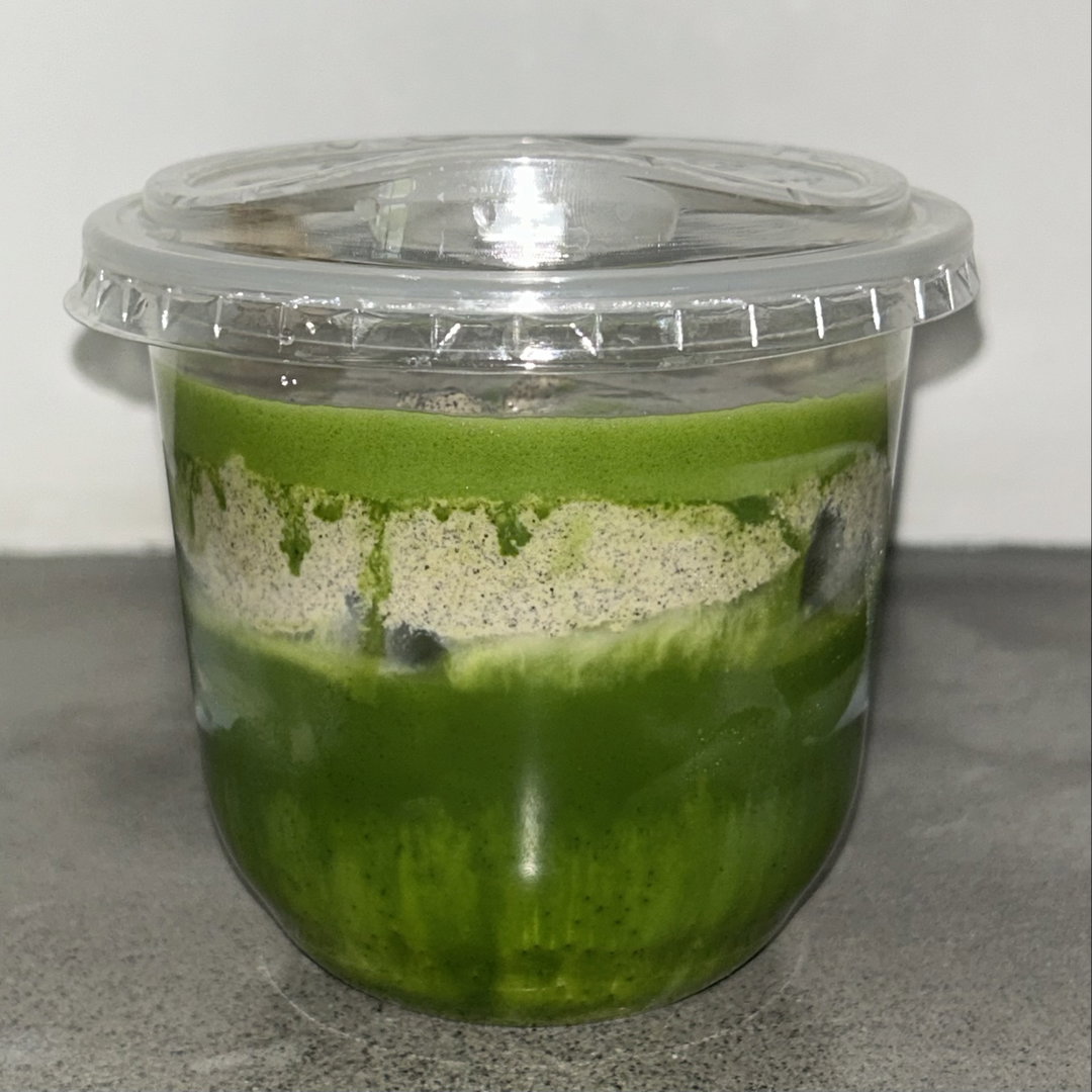 Oolong cold foam matcha latte 
