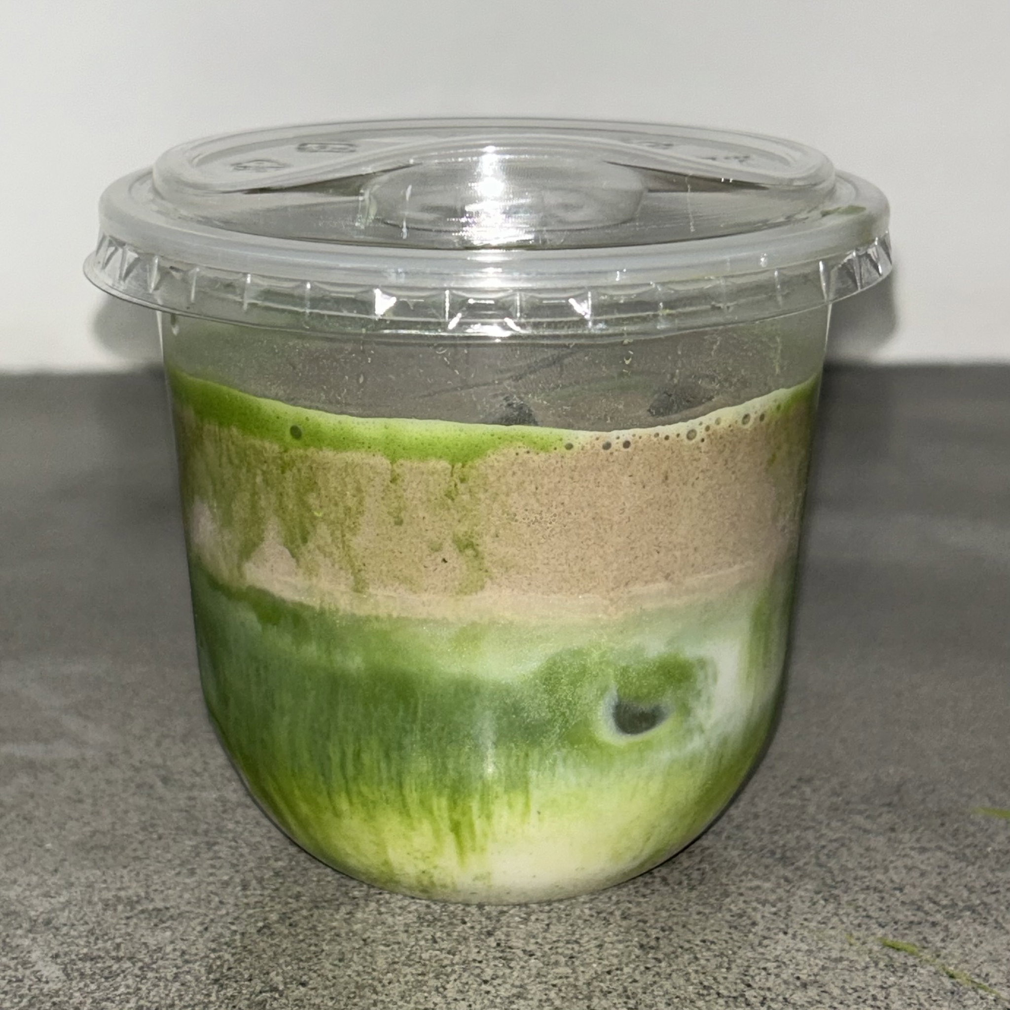 Hojicha cold foam matcha latte _0