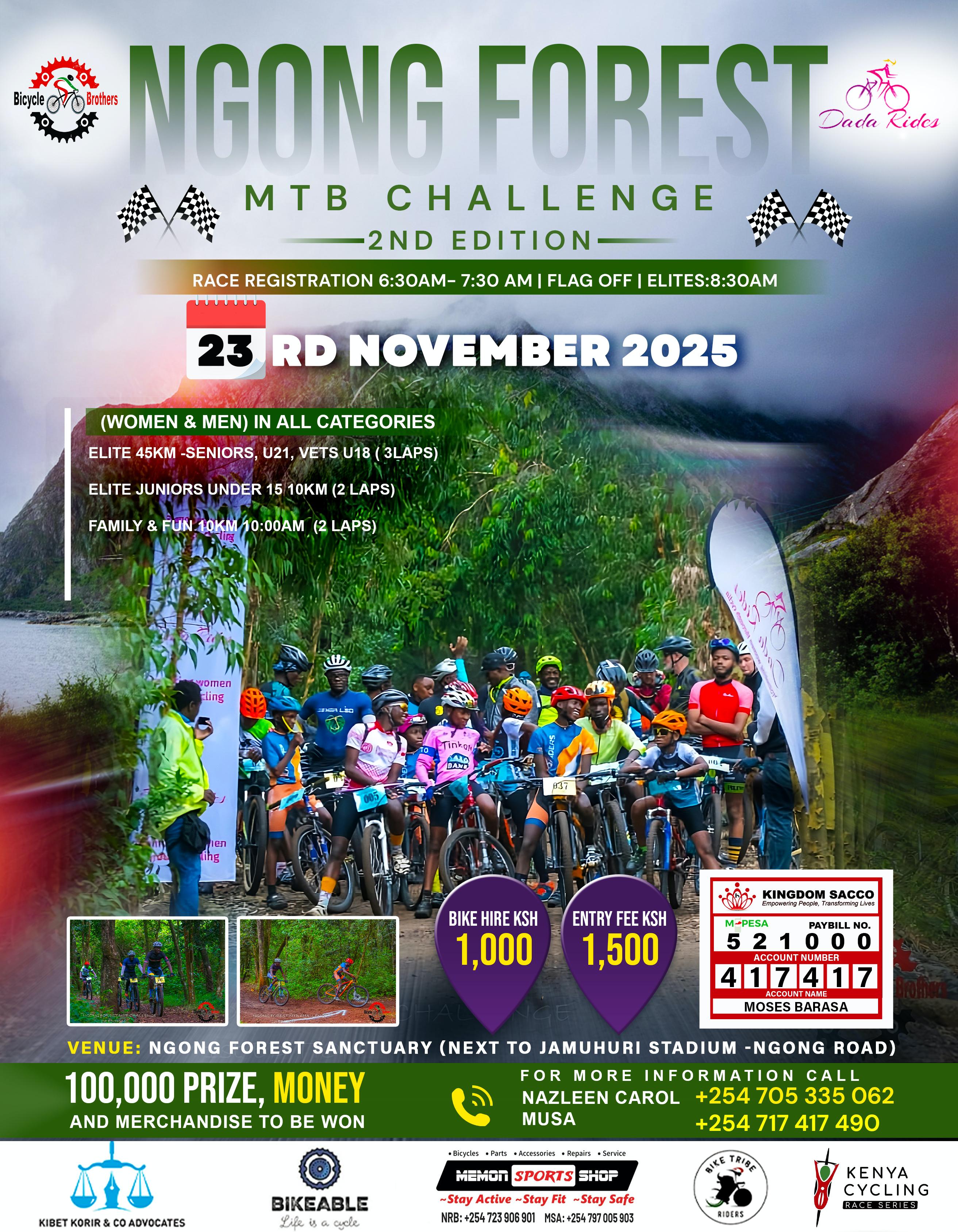 Ngong Forest MTB Challenge - 2nd Edition!