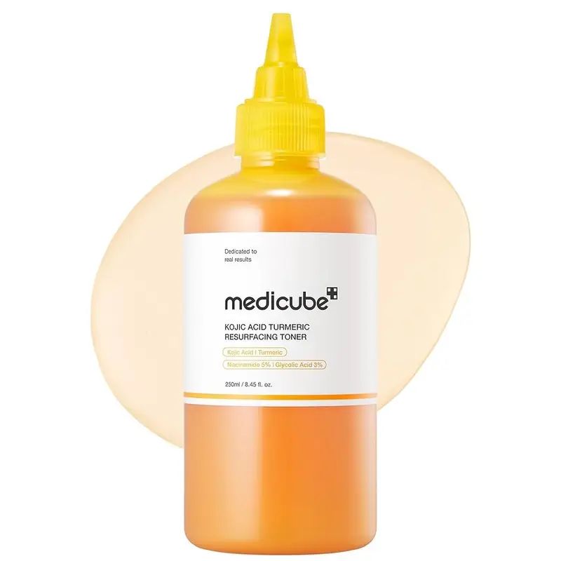 Medicube kojic acid toner  تونر تفتيح وتجديد البشرة بحمض الكوجيك والكركم من ميديكيوب