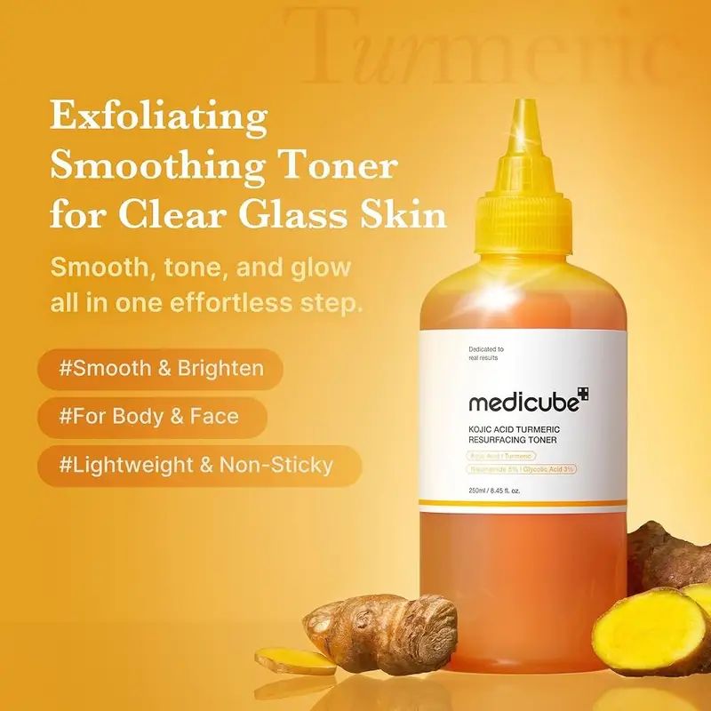 Medicube kojic acid toner  تونر تفتيح وتجديد البشرة بحمض الكوجيك والكركم من ميديكيوب_1