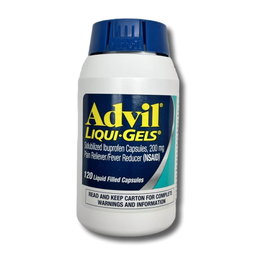 Advil LIQUI-GELS - Solubilized lbuprofen Capsules, 200 mg Pain Reliever/Fever Reducer (NSAID)