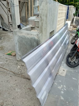 Twinlite greca 820 6mm double layer skylight alderon bahan polycarbonate