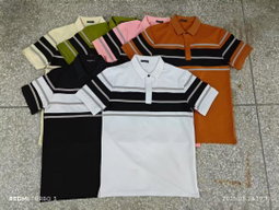Stripe polo tshirts 