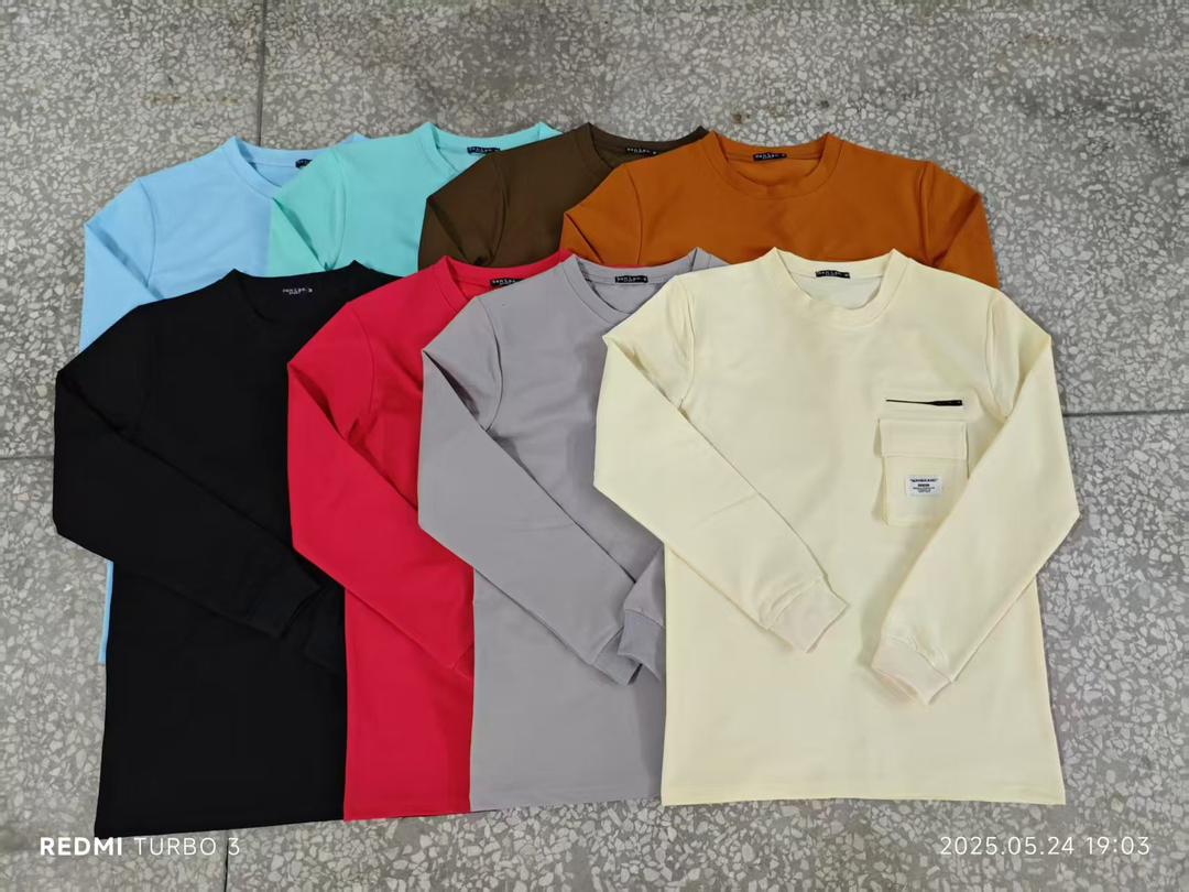 Long sleeved tshirts with pockets _0