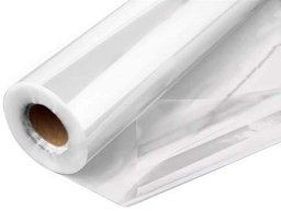 Papel celofan en rollo transparente