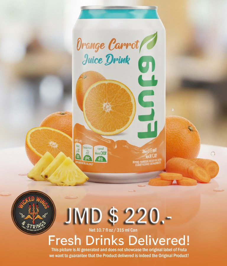 Fruta Orange/Carrott Juice Drink NET 315ml/10.7 fl oz_0