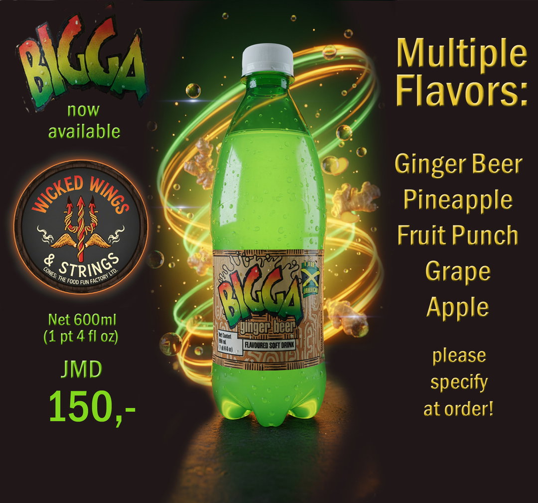 Pineapple flavoured soft drink - BIGGA - NET 600ml / 1pt 4 fl oz