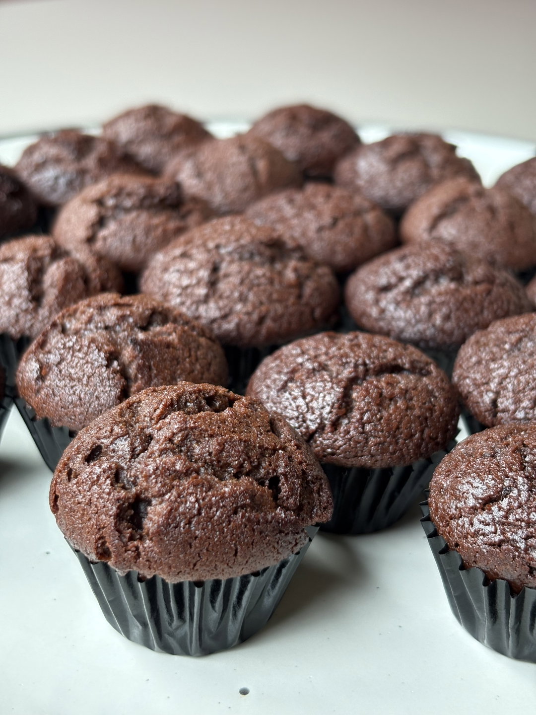 [PO] Dark chocolate mini muffins (12pcs/24pcs)