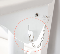 ITAI Stainless Steel Toilet Grab Bar, (Liftable arm)