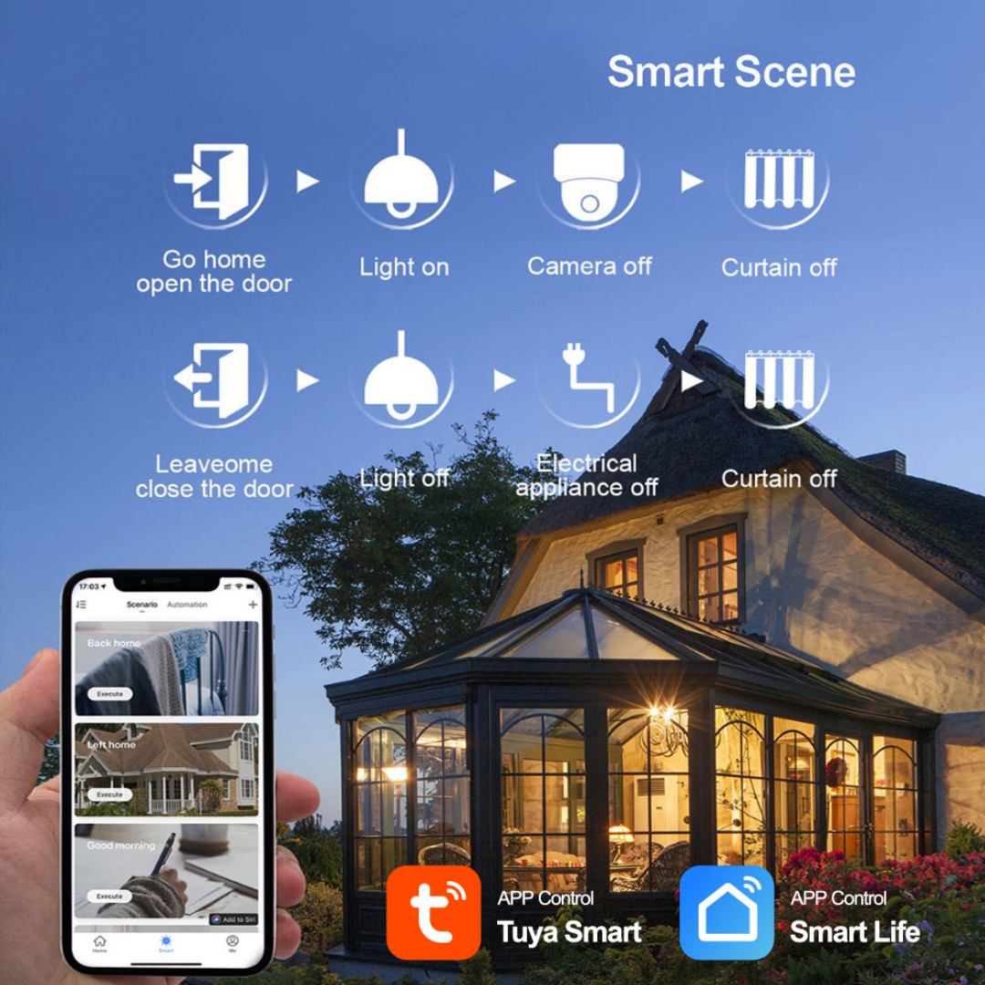 TUYA Smart Wifi Mini RGBCW Led Bulb 9W E27_3