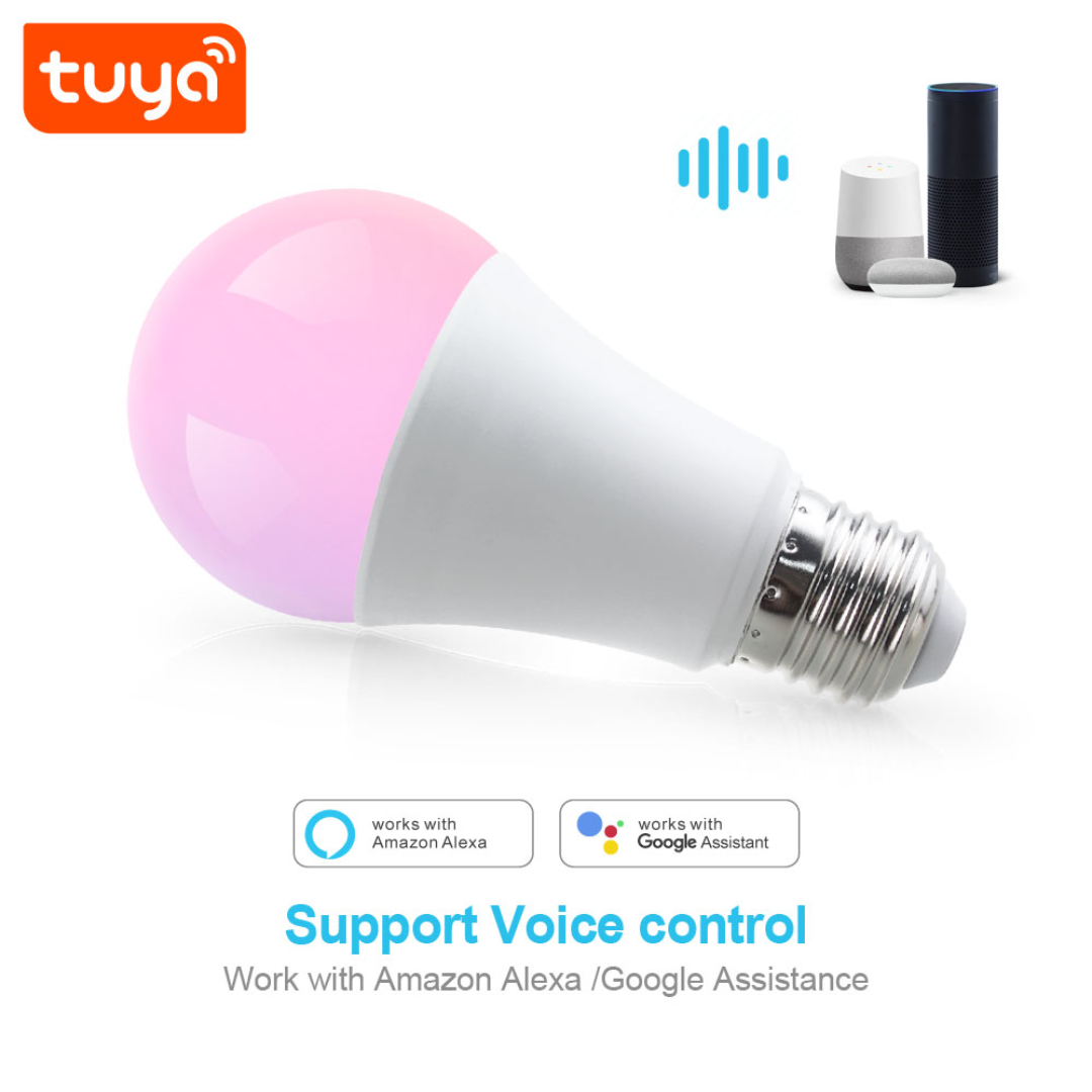 TUYA Smart Wifi Mini RGBCW Led Bulb 9W E27_4