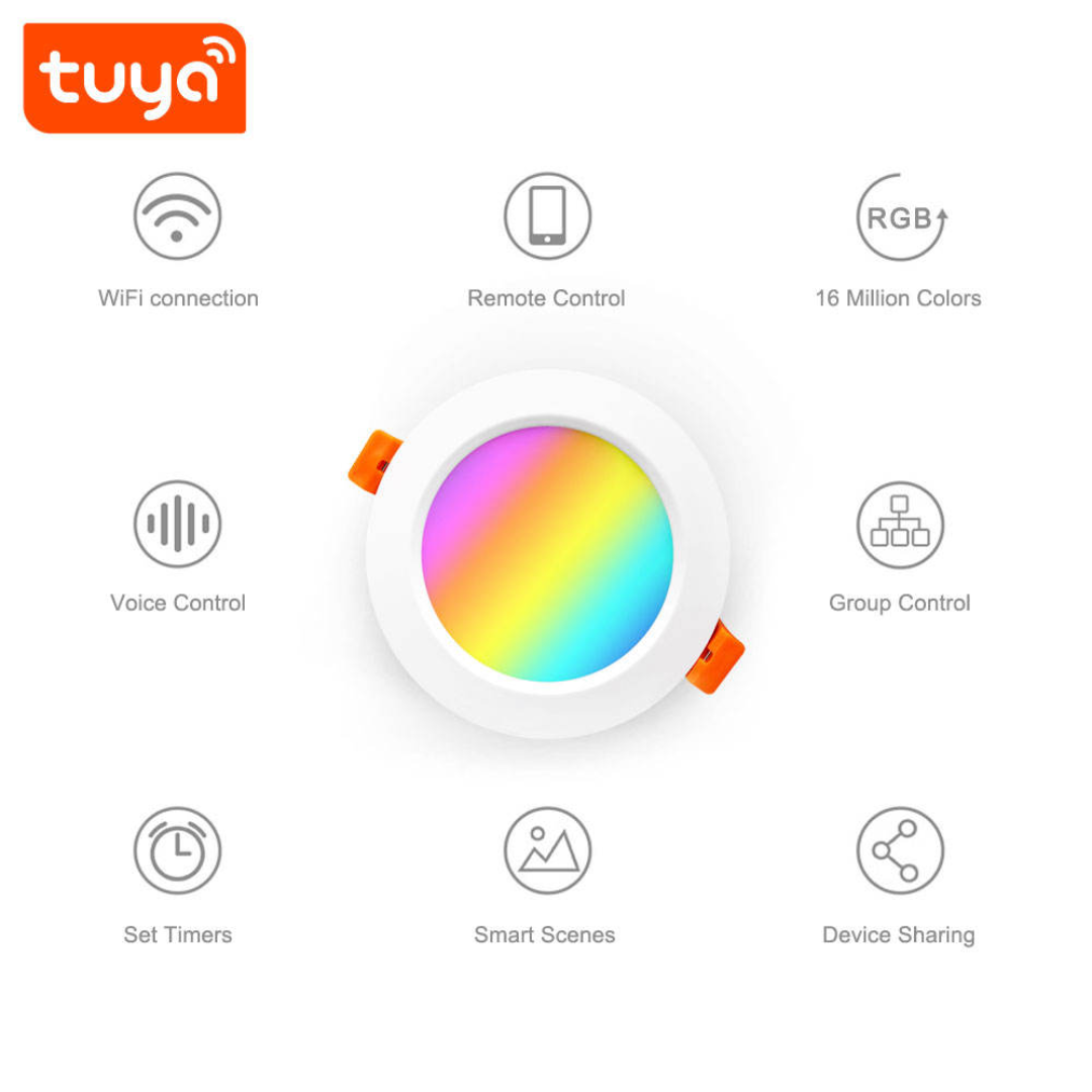 TUYA Smart Wifi Downlight RGBCW_1