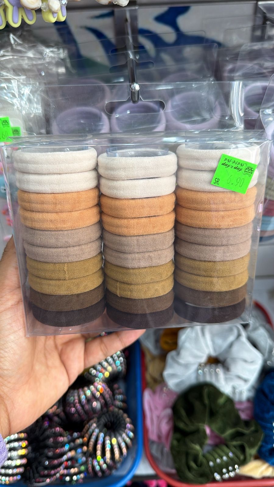 30Pcs Assorted, Soft Hair Ties, Hair Bands,