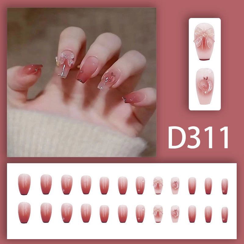 🛒  เล็บปลอม พสจีน พร้อมกาวติดเล็บ + ตะไบจิ๋วว 💗🇨🇳_8