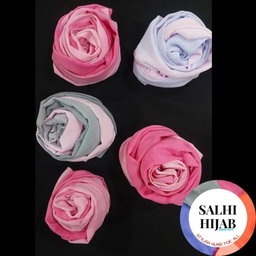 Dye chiffon shawl