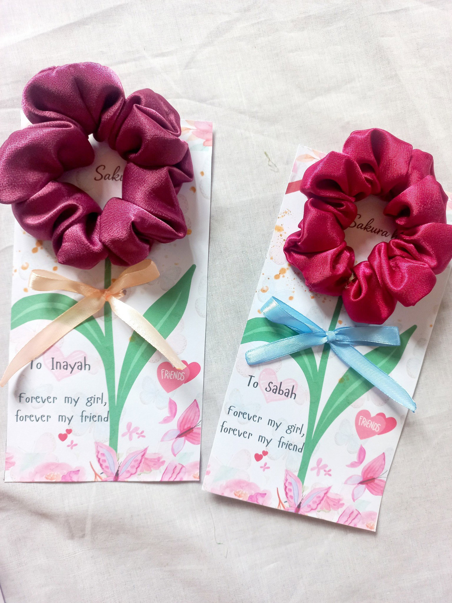 🌸 Elegant Satin Scrunchie – Gift Card Edition_9