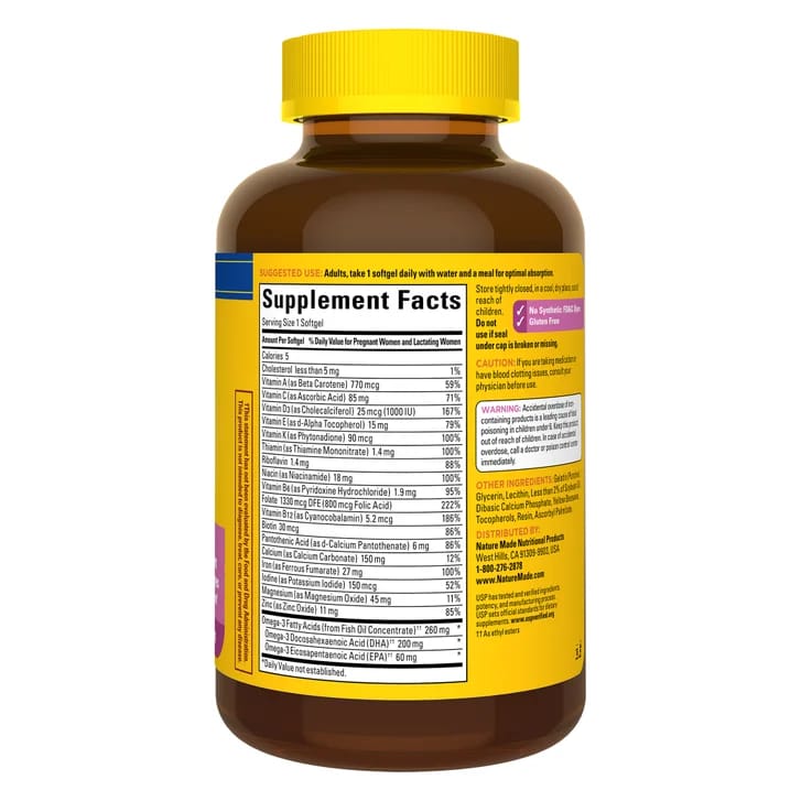 Nature Made - Prenatal Folic Acid + DHA_2