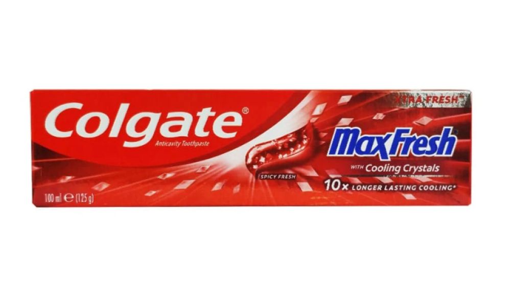 COLGATE MAXFRESH RED كولجيت معجون اسنان ماكس فرش سبايسي - احمر_0