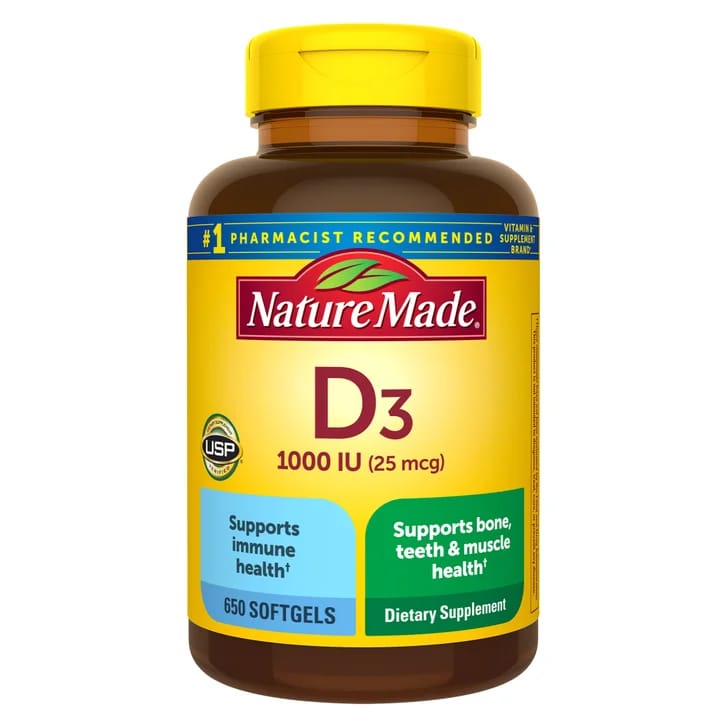 Nature Made - Vitamin D3 25 mcg