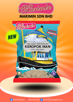 RTE 1 Bag Fish Crackers 45G with 30PCS 