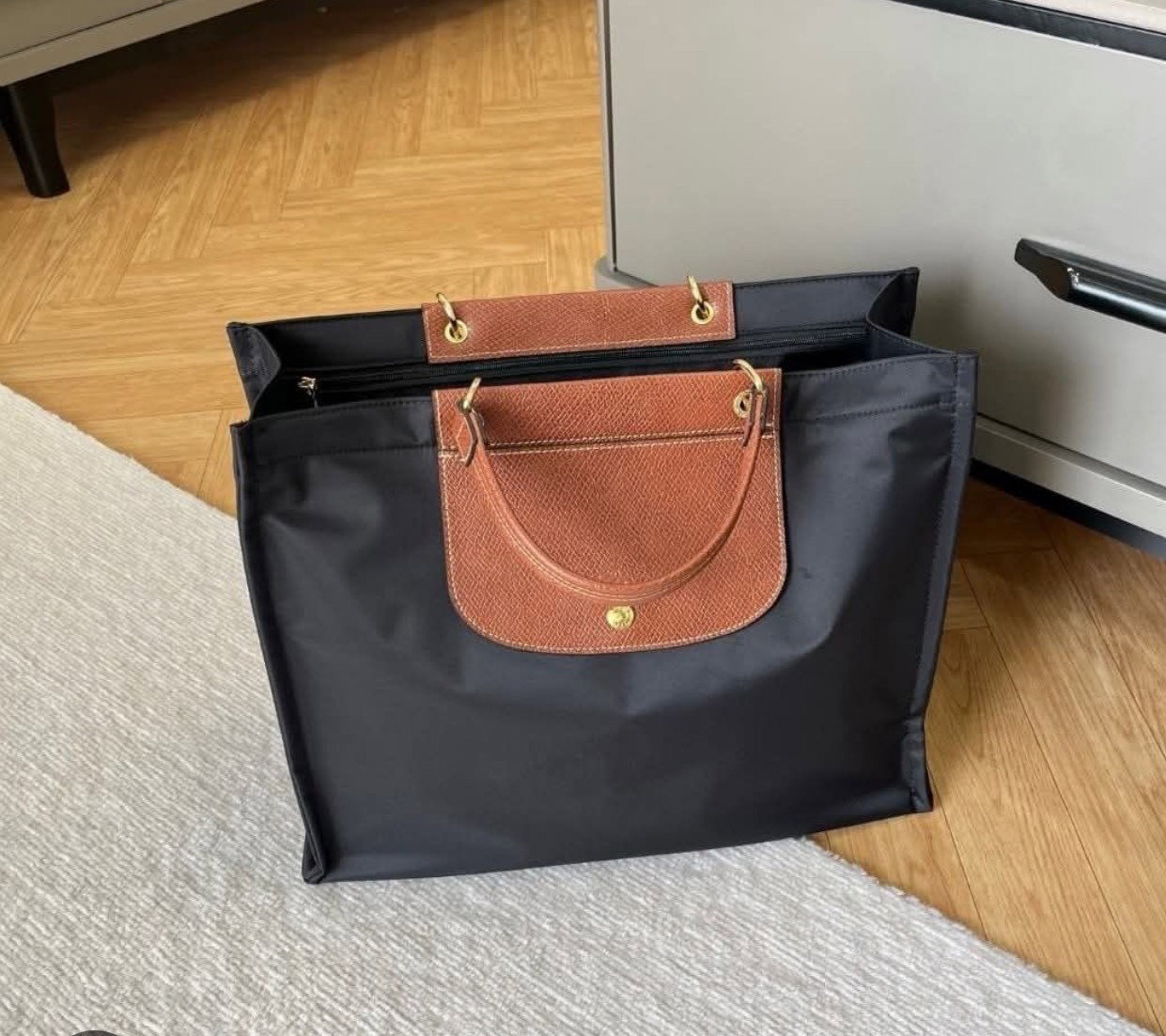 LONGCHAMP CABAS LARGE TOTE BAG IN LARGE_2