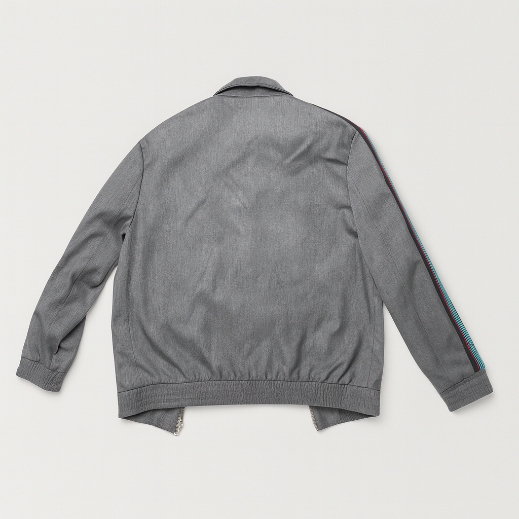 Chaqueta gris con franjas laterales multicolor - Size XXS_1