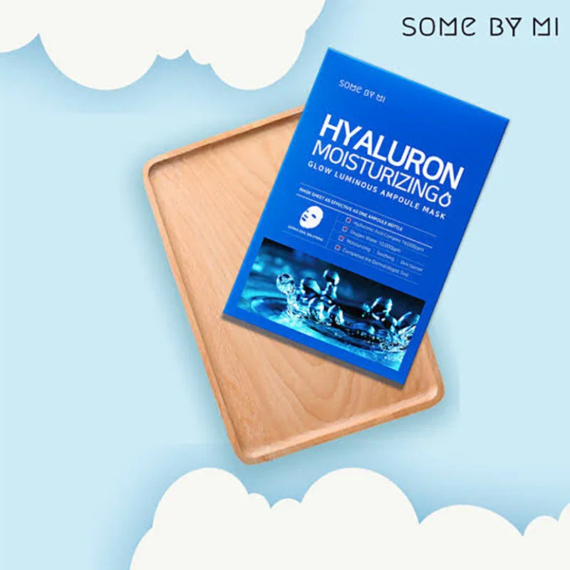 SOME BY MI Hyaluron Moisturizing Glow Luminous Ampoule Mask