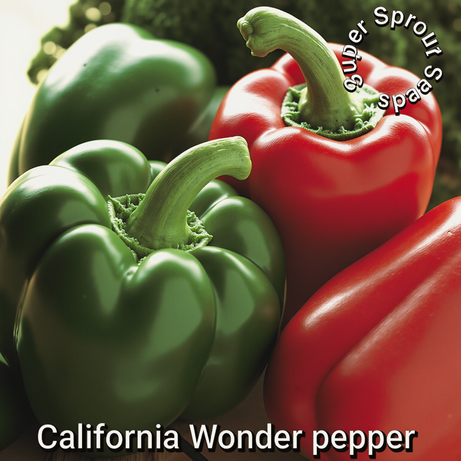 🫑CALIFORNIA WONDER PEPPER🫑 x 10+ organic seeds_1