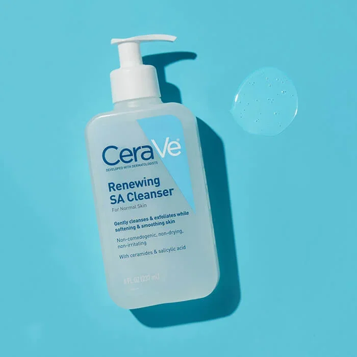 Cerave Renewing SA (Salicylic Acid) Cleanser For Dry, Rough, Bumpy Skin_0