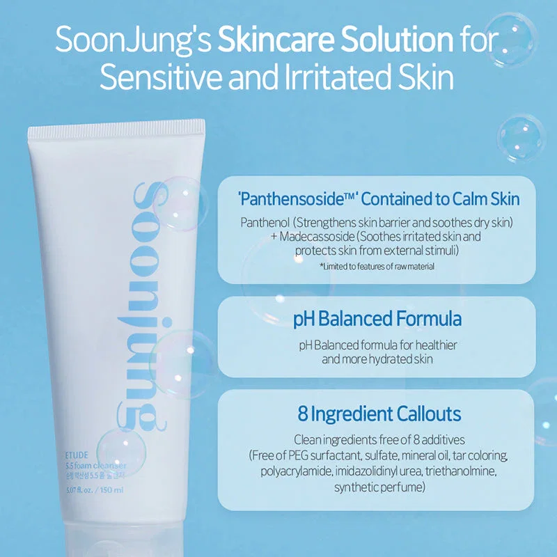 Etude House SoonJung 5.5 Foam Cleanser_1
