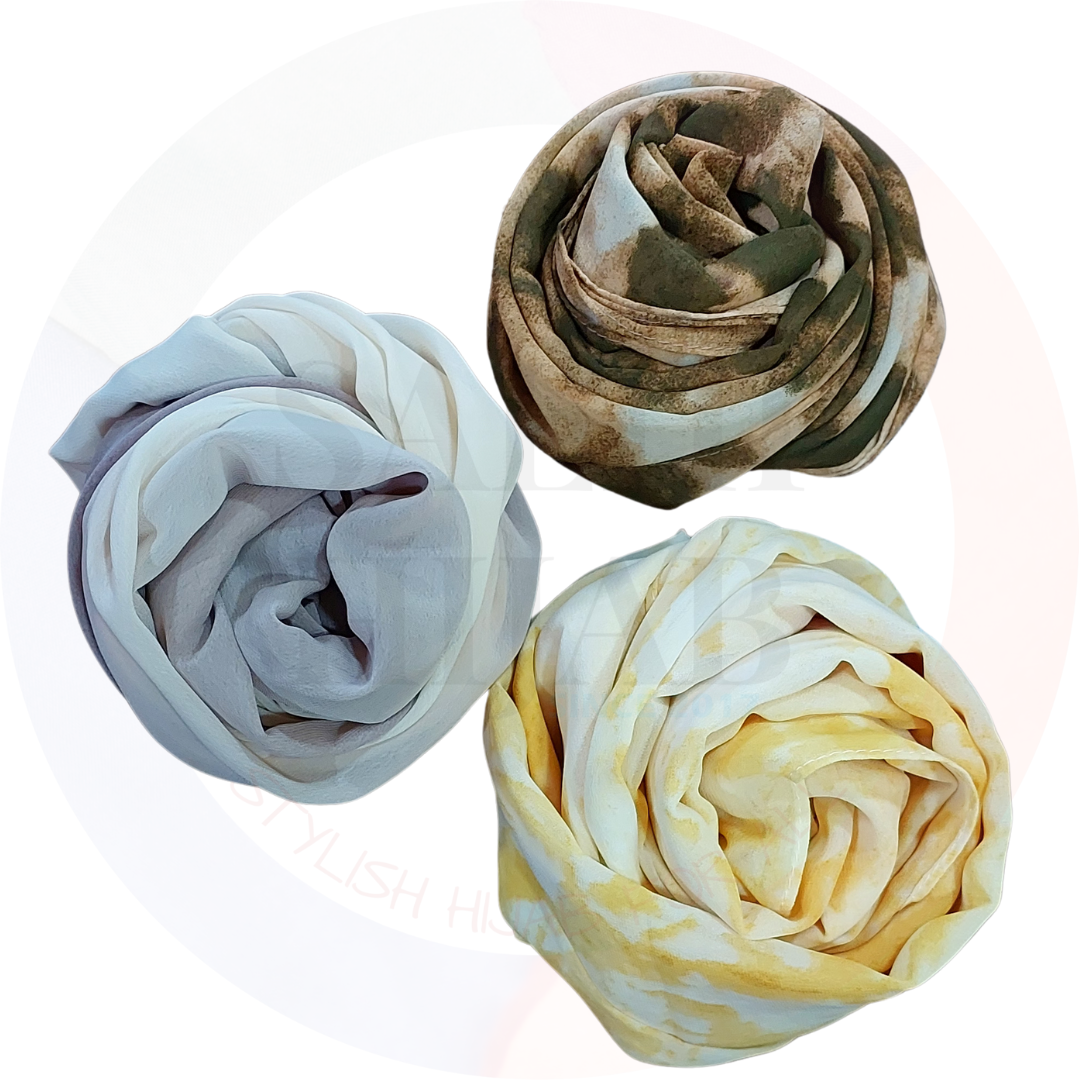 Tye dye design shawl