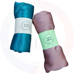 Pleated Satin Shawl